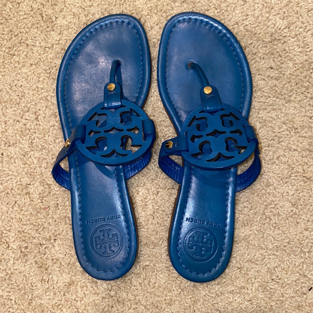 Tory Burch Blue Miller Sandals
